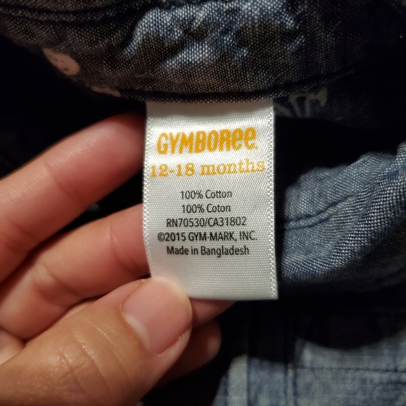 Gymboree baby button down shirt 12-18m - Picture 3 of 5